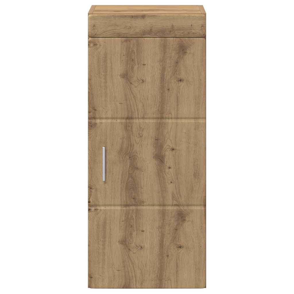 Baderom veggskap med hylle TULUM Artisan Eik 37 x 24,5 x 86 cm