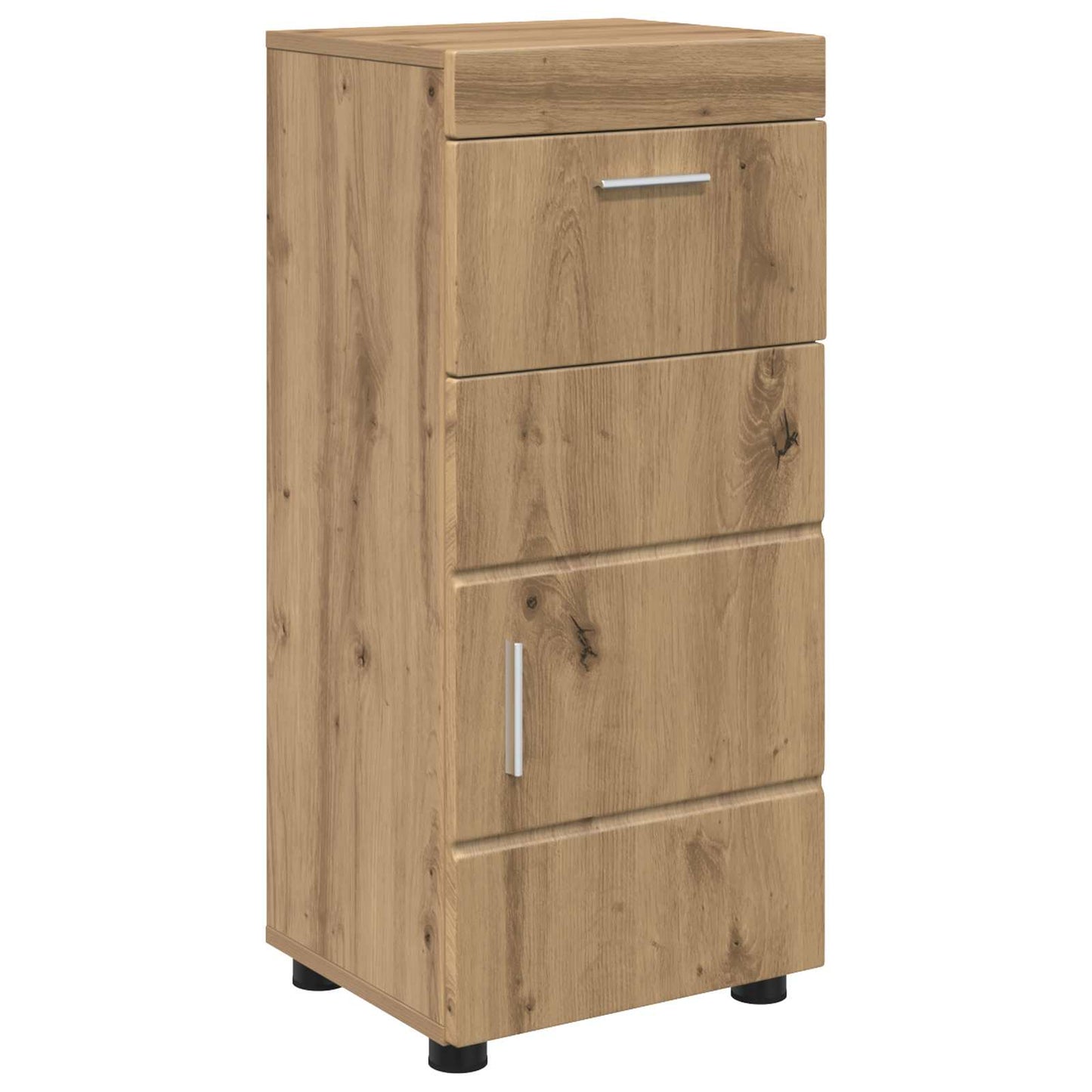 Baderomsskapsett med skuff TULUM Artisan Eik 37 x 31,5 x 82 cm