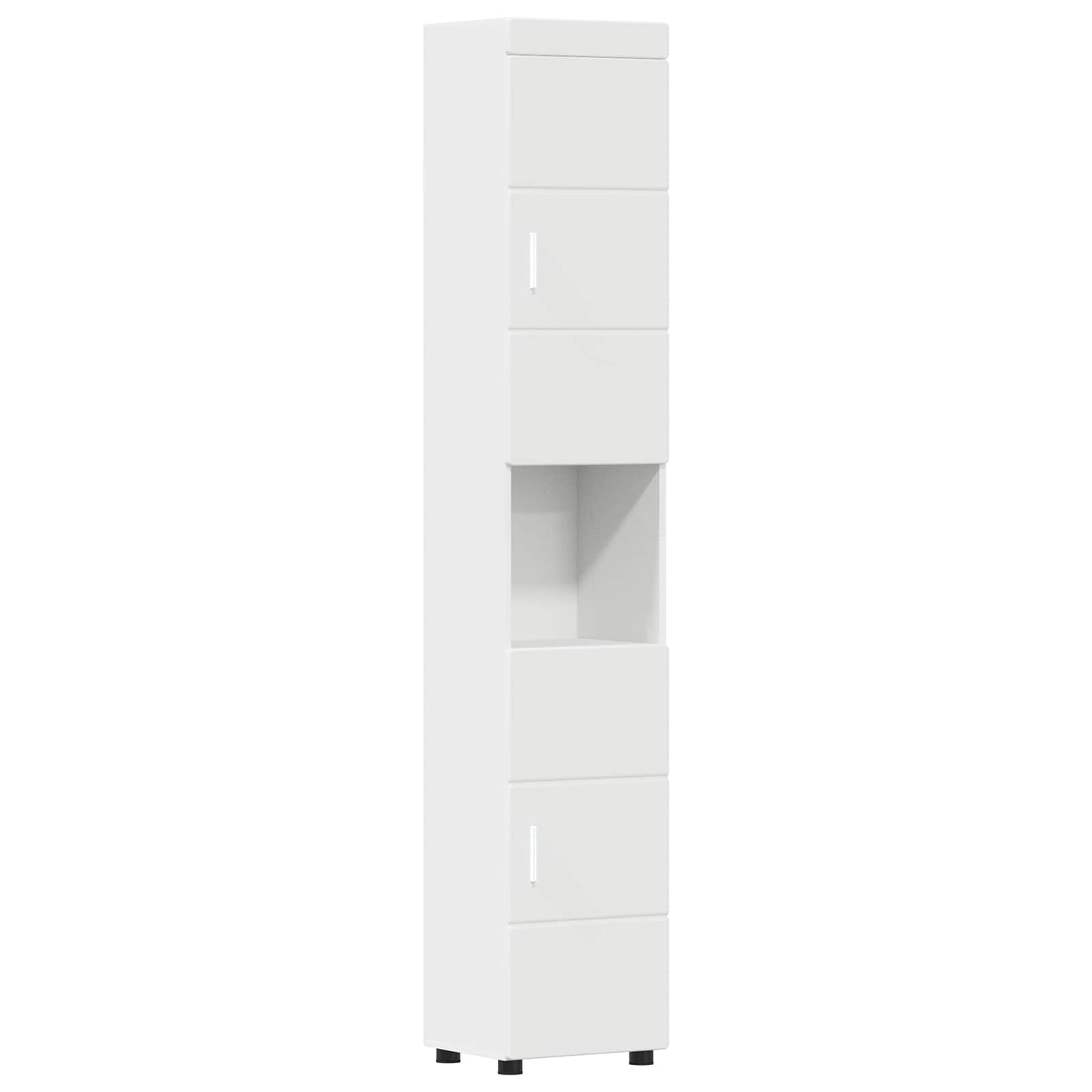 Baderomsskapsett TULUM Hvit 37 x 31,5 x 203 cm Konstruert tre