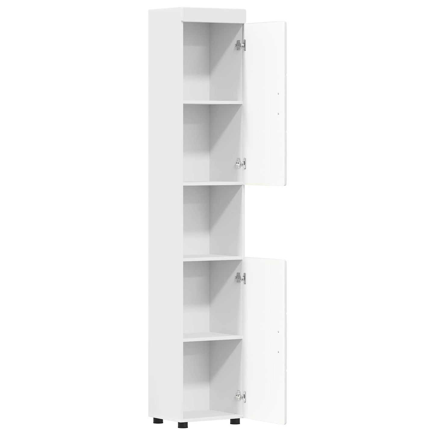 Baderomsskapsett TULUM Hvit 37 x 31,5 x 203 cm Konstruert tre