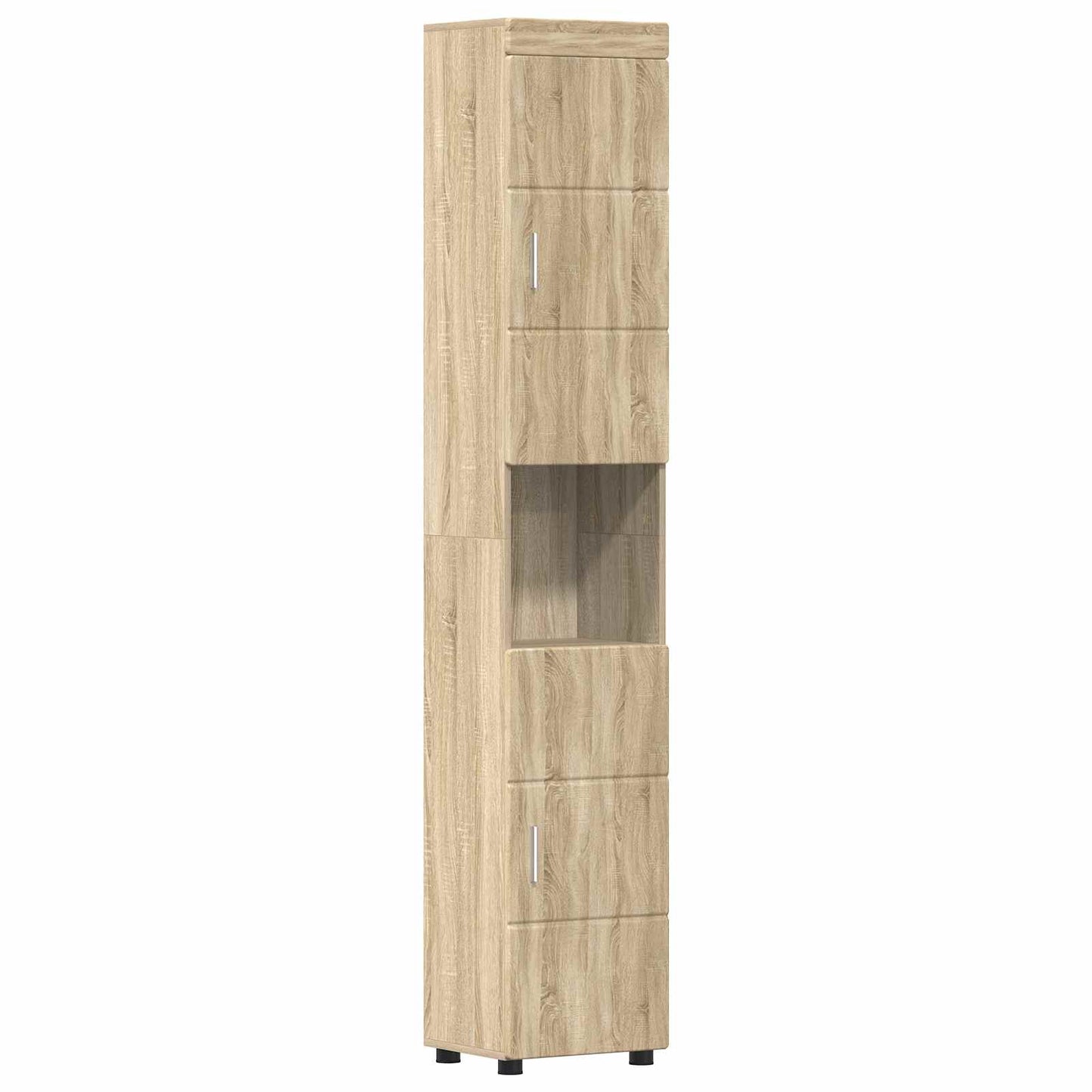 Baderomsskapsett TULUM Sonoma eik 37 x 31,5 x 203 cm