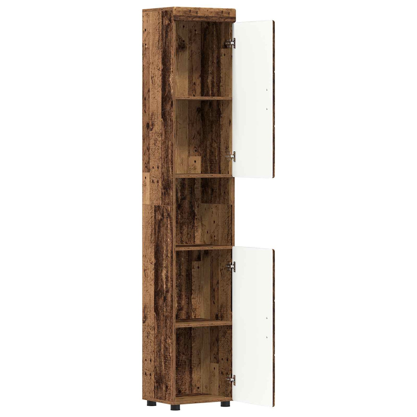 Baderomsskapsett TULUM Gammelt tre 37 x 31,5 x 203 cm