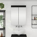 Baderomsspeilskap TULUM Svart 60 x 16,5 x 78 cm Konstruert tre