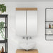 Baderomsspeilskap med hylle TULUM Artisan Eik 60 x 16,5 x 78 cm