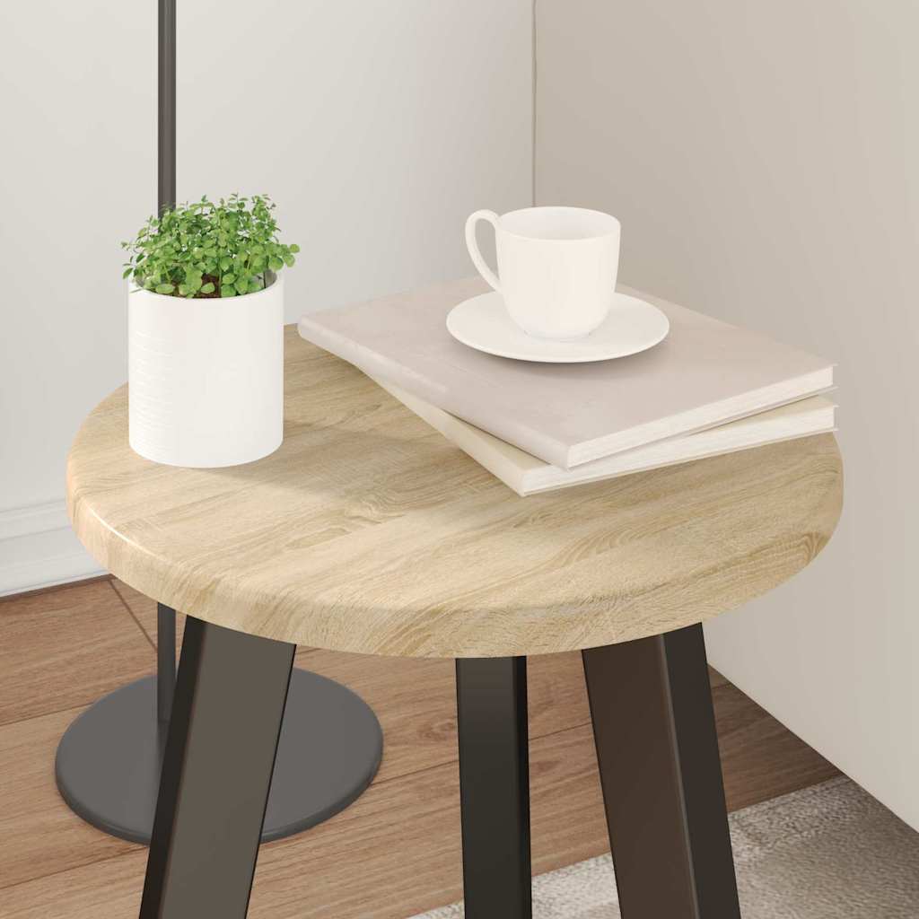 Bordplate Sonoma eik Ø 30 x 1,5 cm Konstruert tre