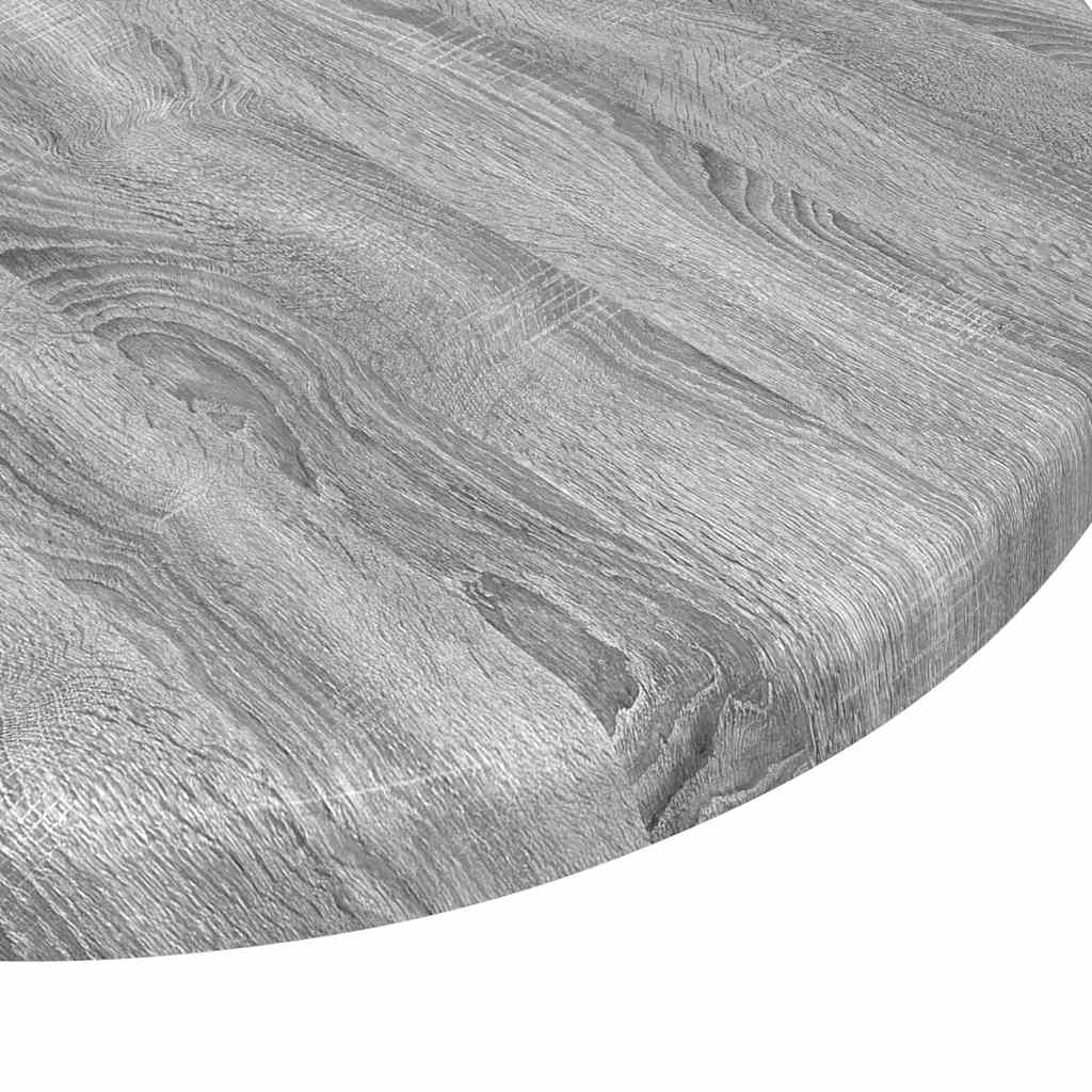 Bordplate Grå Sonoma Ø 30 x 1,5 cm Konstruert tre
