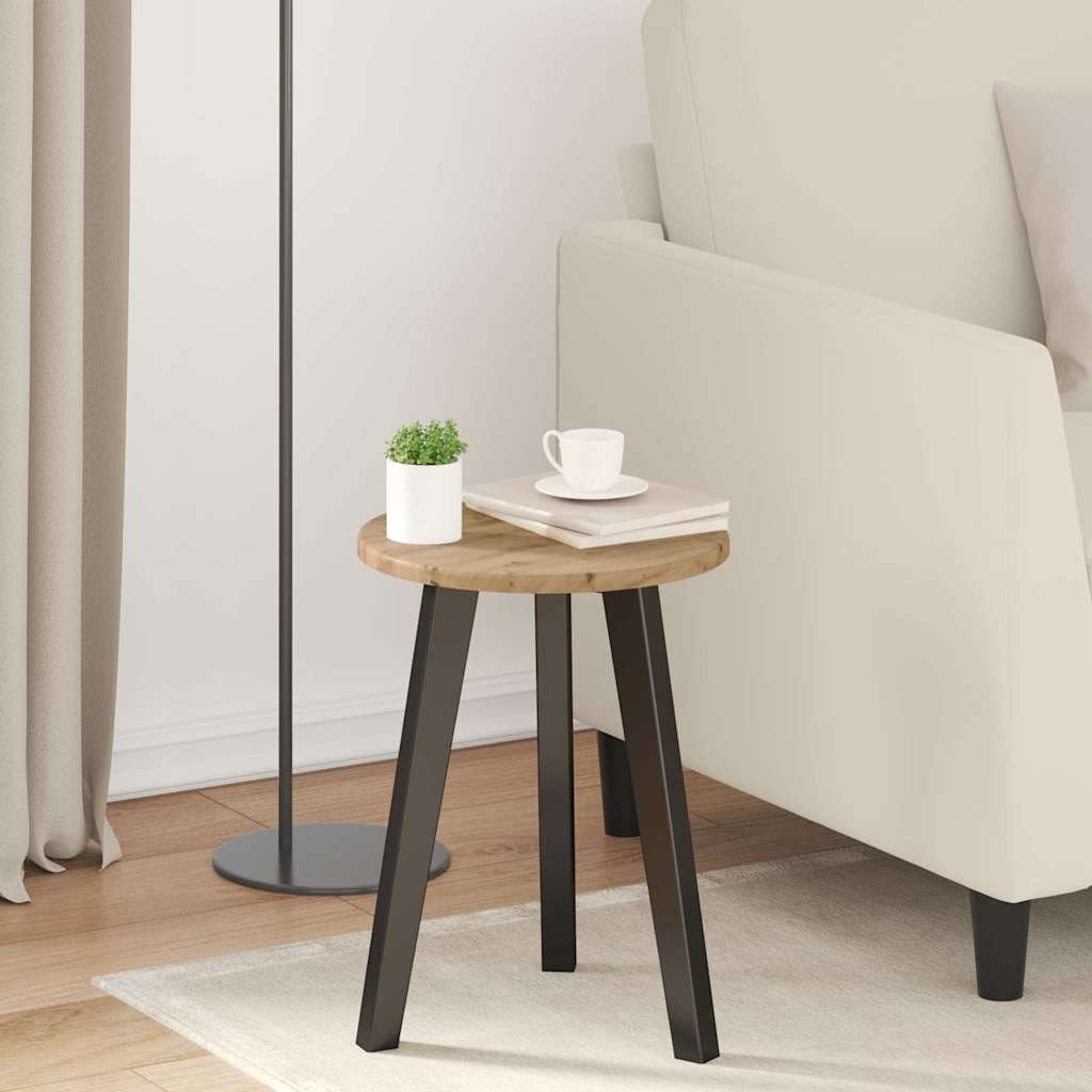 Bordplate Ø 30 x 1,5 cm Rund Konstruert tre artisan eik