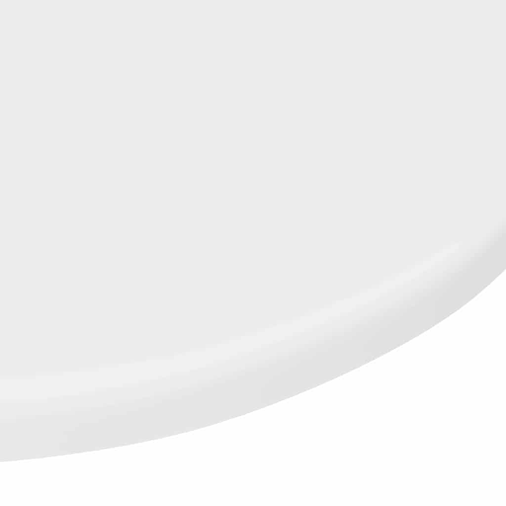 Bordplate Hvit Ø 40 x 1,5 cm Konstruert tre