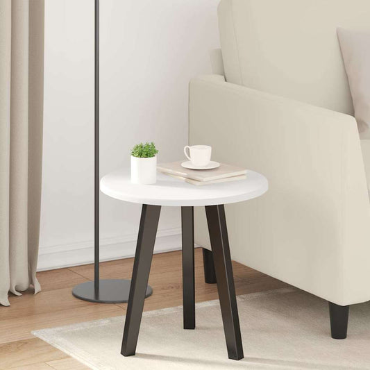 Bordplate Hvit Ø 40 x 1,5 cm Konstruert tre