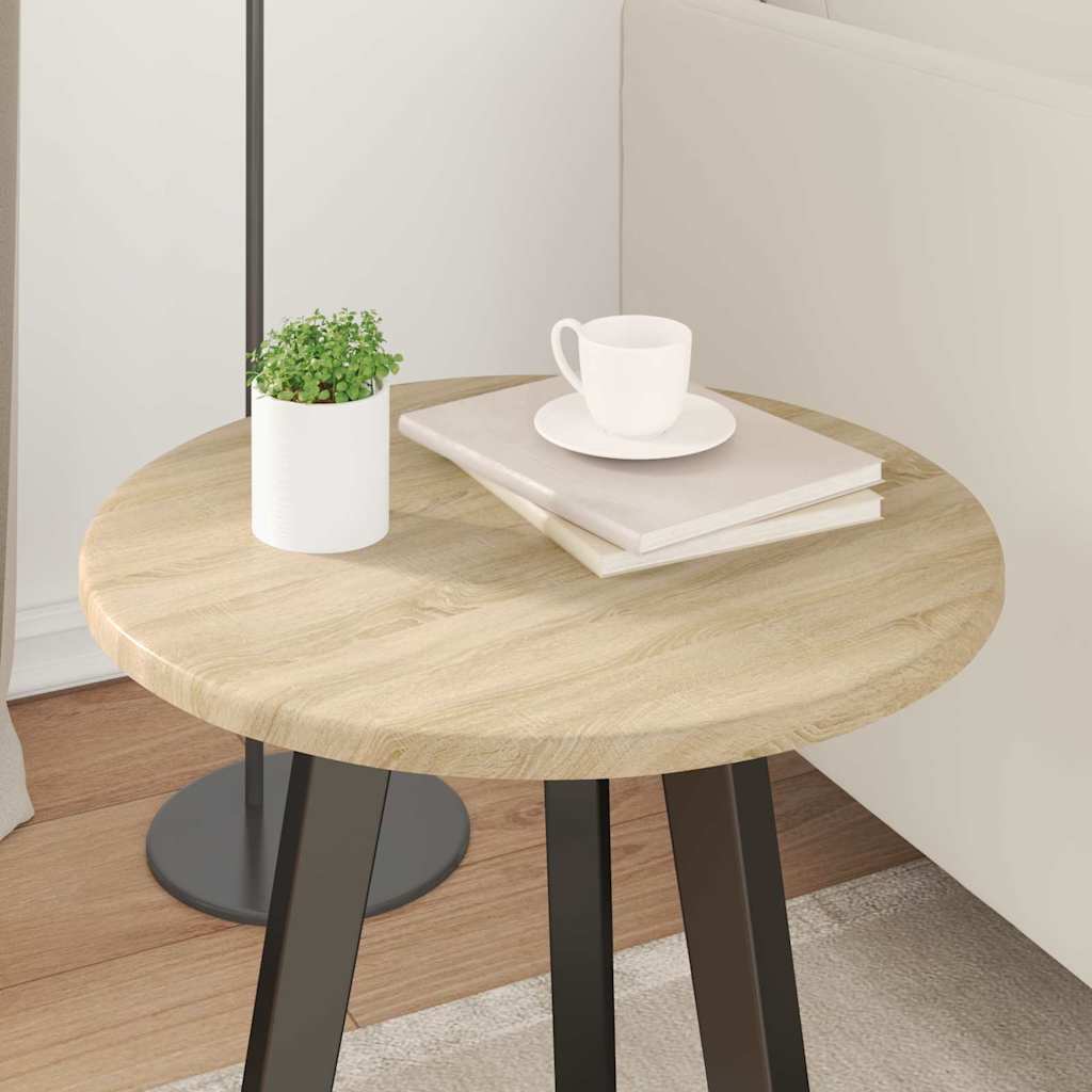 Bordplate Sonoma eik Ø 40 x 1,5 cm Konstruert tre