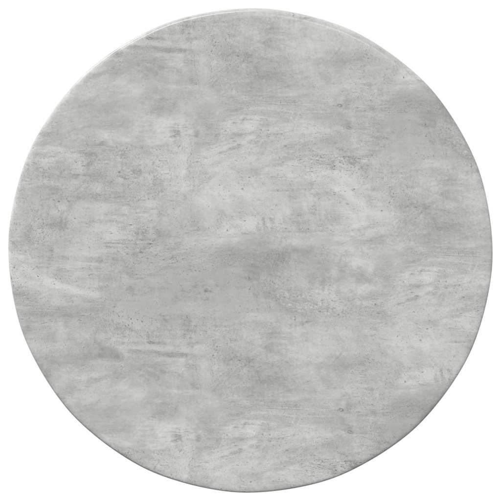 Bordplate Betonggrå Ø 40 x 1,5 cm Konstruert tre