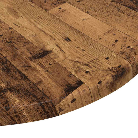 Bordplate Gammelt tre Ø 40 x 1,5 cm Konstruert tre