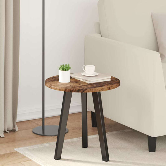 Bordplate Gammelt tre Ø 40 x 1,5 cm Konstruert tre
