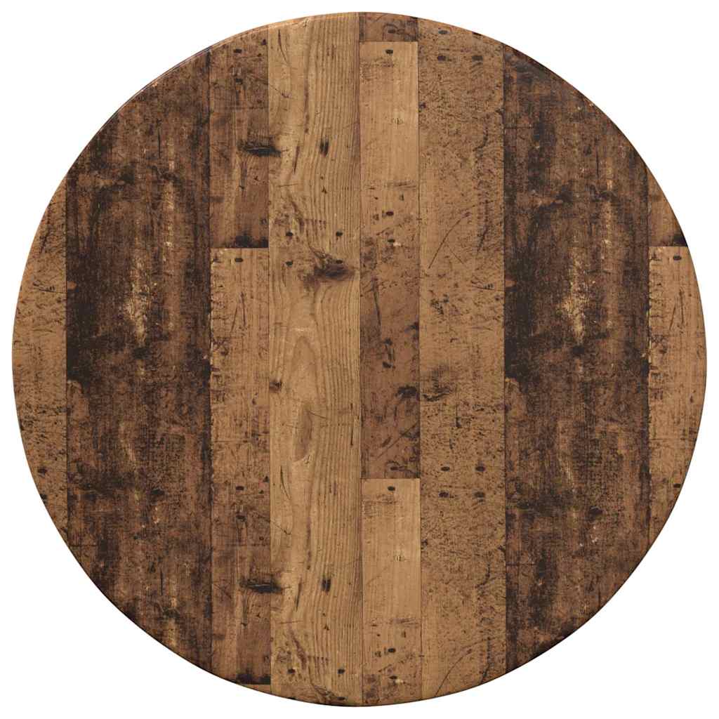 Bordplate Gammelt tre Ø 40 x 1,5 cm Konstruert tre