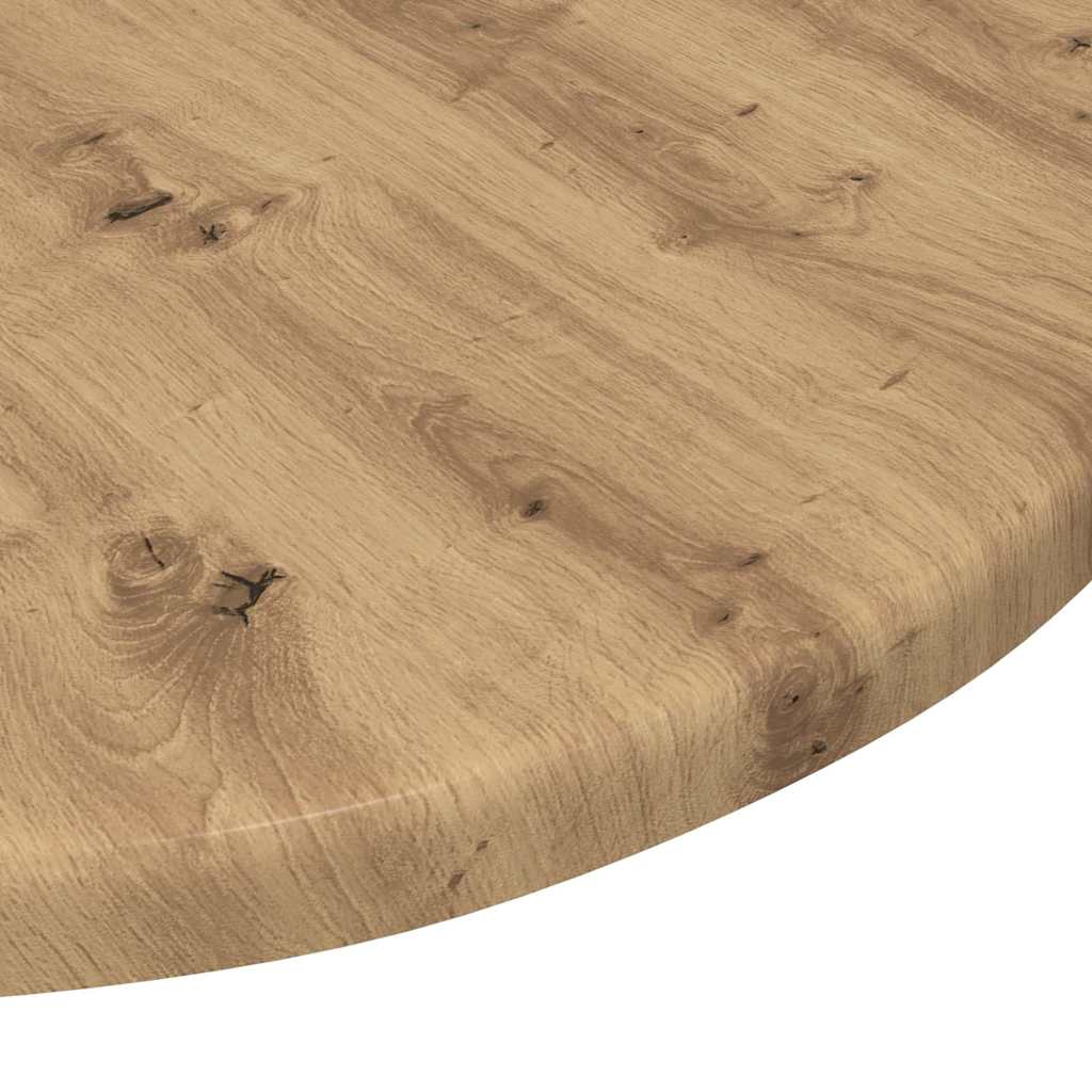 Bordplate Ø 40 x 1,5 cm Rund Konstruert tre artisan eik