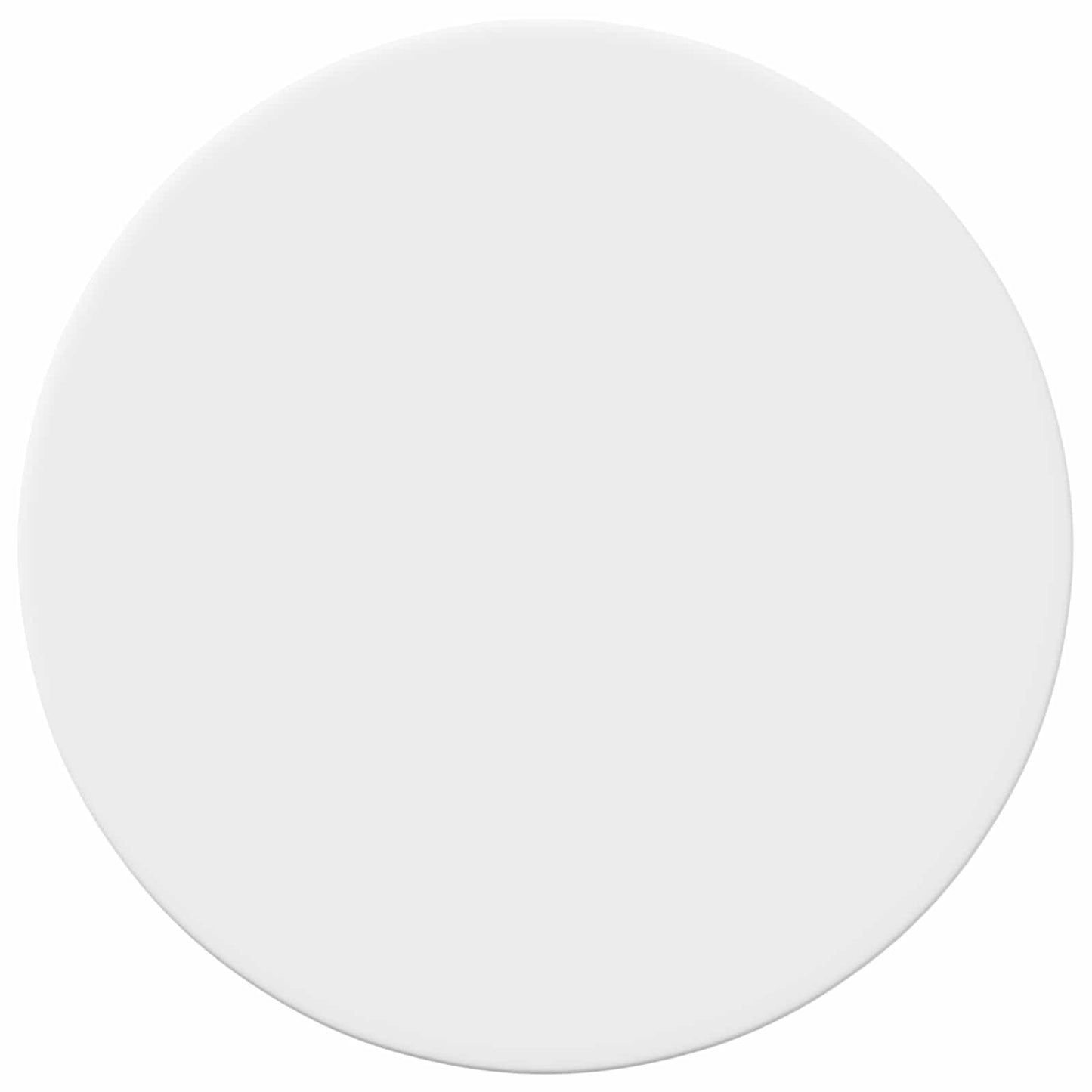 Bordplate Hvit Ø 50 x 1,5 cm Konstruert tre