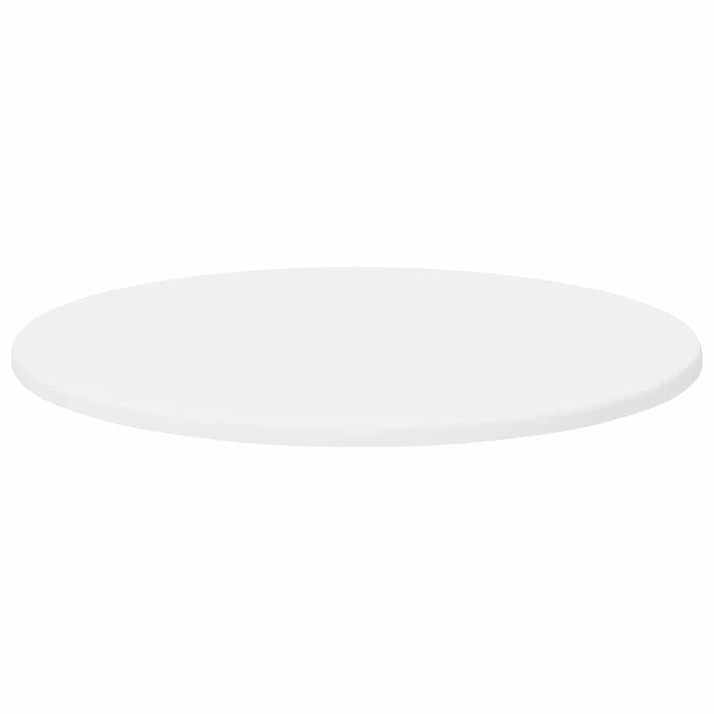 Bordplate Hvit Ø 50 x 1,5 cm Konstruert tre