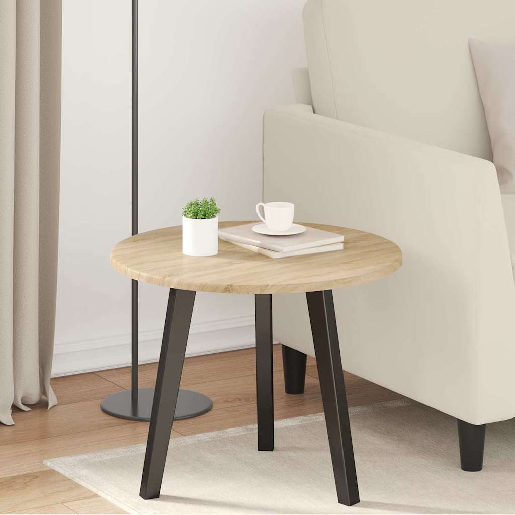 Bordplate Sonoma eik Ø 50 x 1,5 cm Konstruert tre