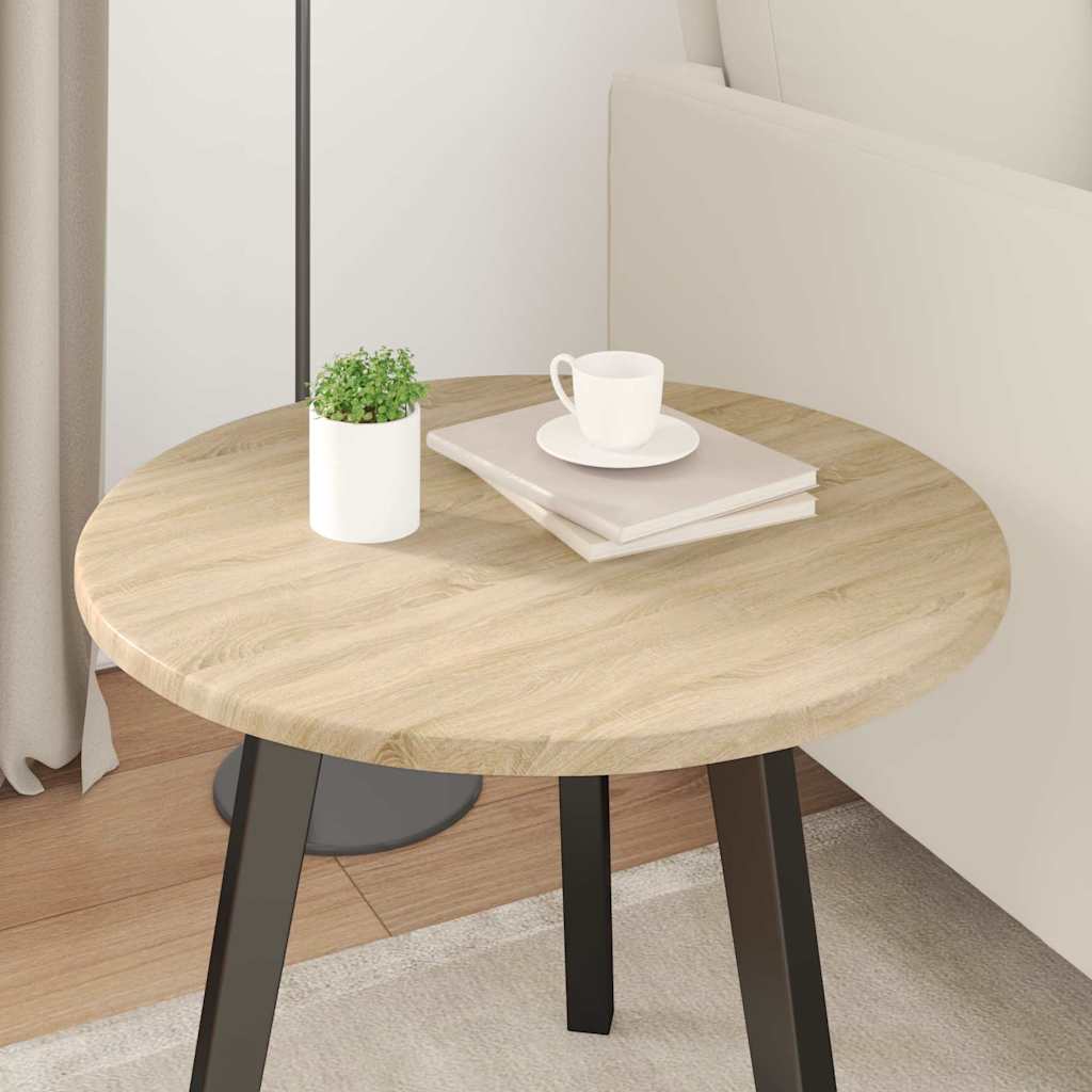 Bordplate Sonoma eik Ø 50 x 1,5 cm Konstruert tre