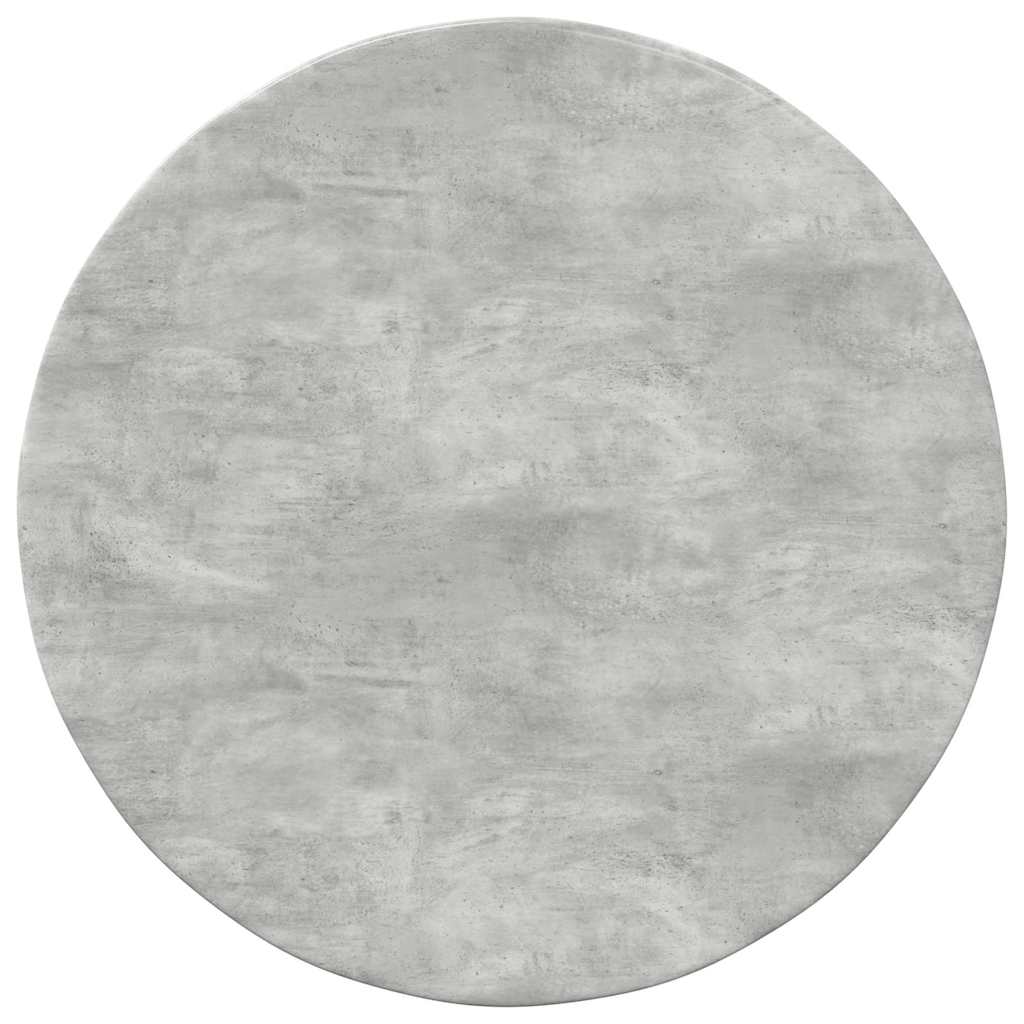 Bordplate Betonggrå Ø 50 x 1,5 cm Konstruert tre