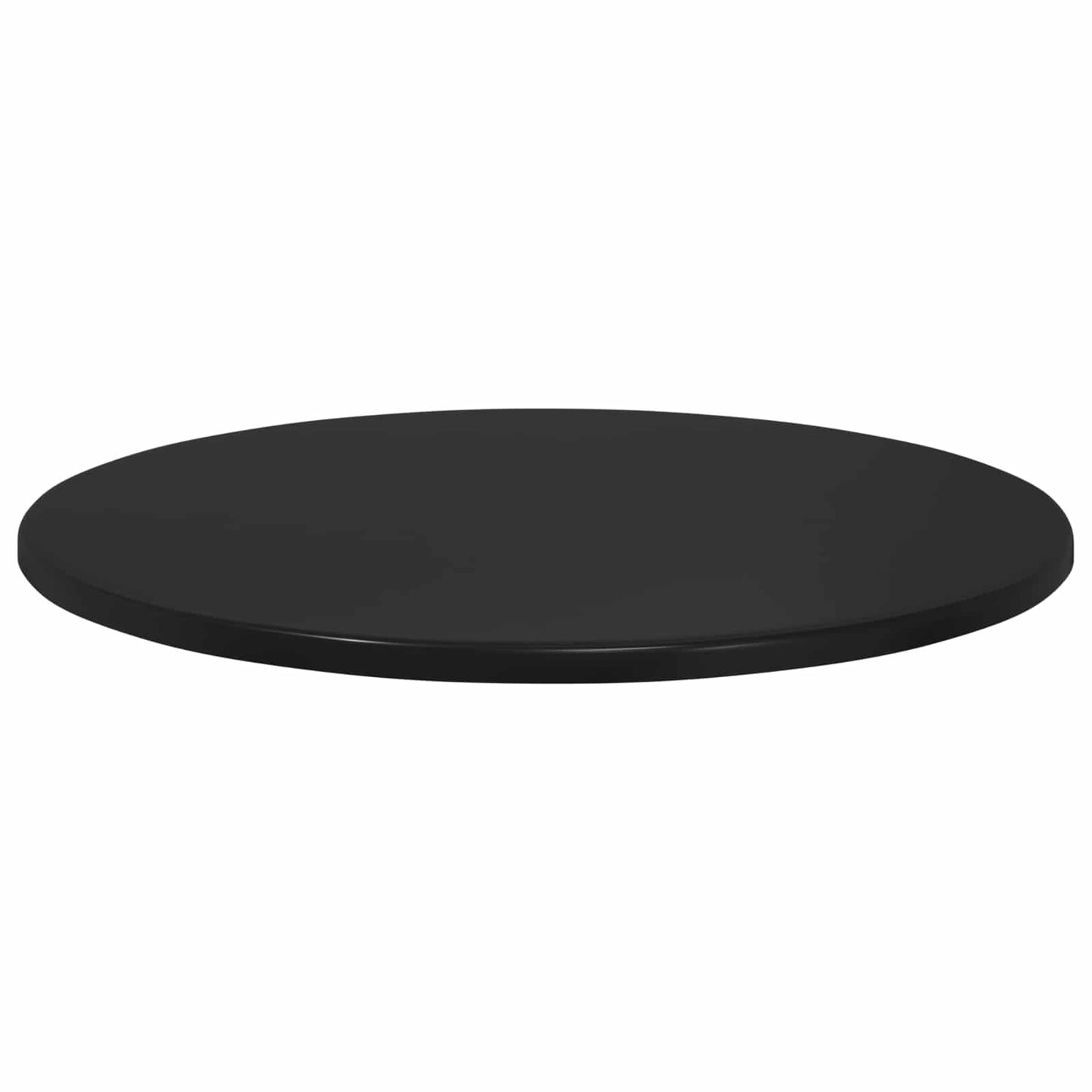 Bordplate Svart Ø 60 x 1,5 cm Konstruert tre