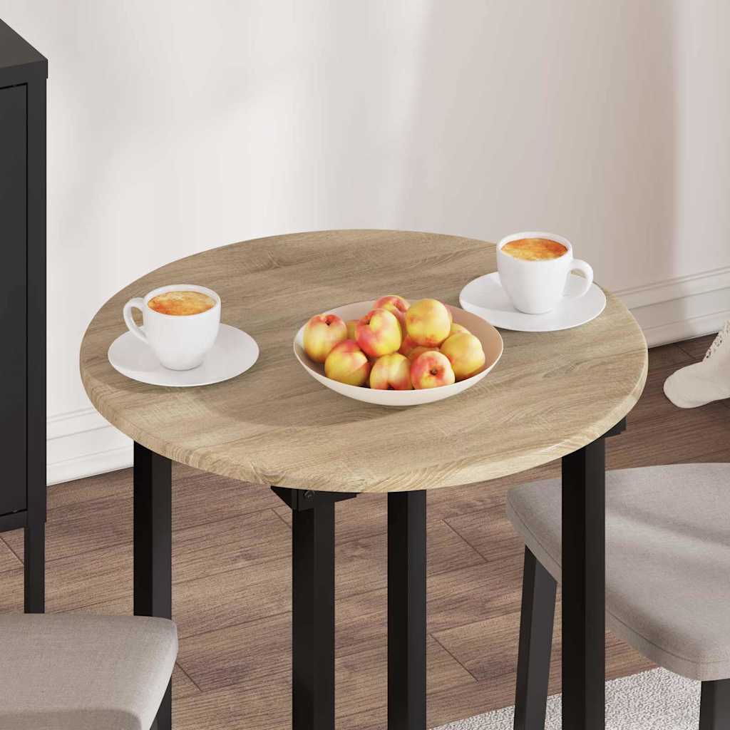 Bordplate Sonoma eik Ø 60 x 1,5 cm Konstruert tre