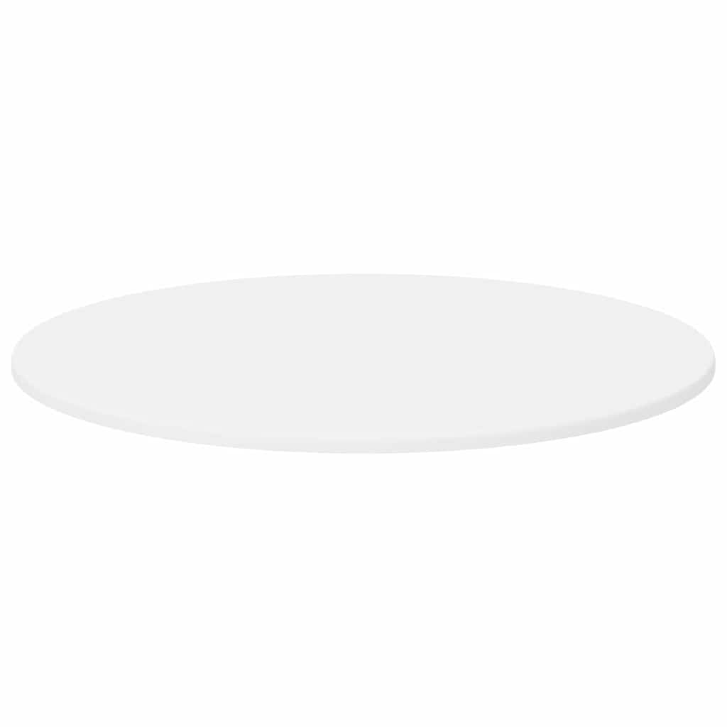 Bordplate Hvit Ø 70 x 1,5 cm Konstruert tre