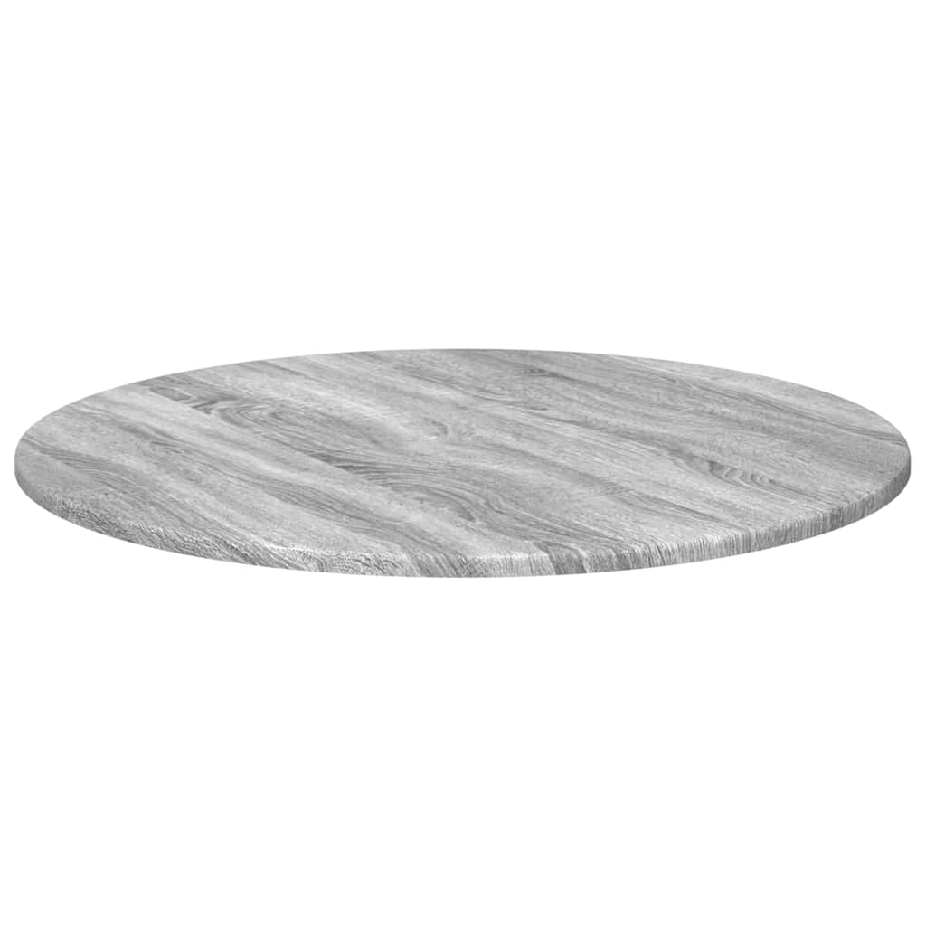 Bordplate Grå sonoma Ø 70 x 1,5 cm Konstruert tre