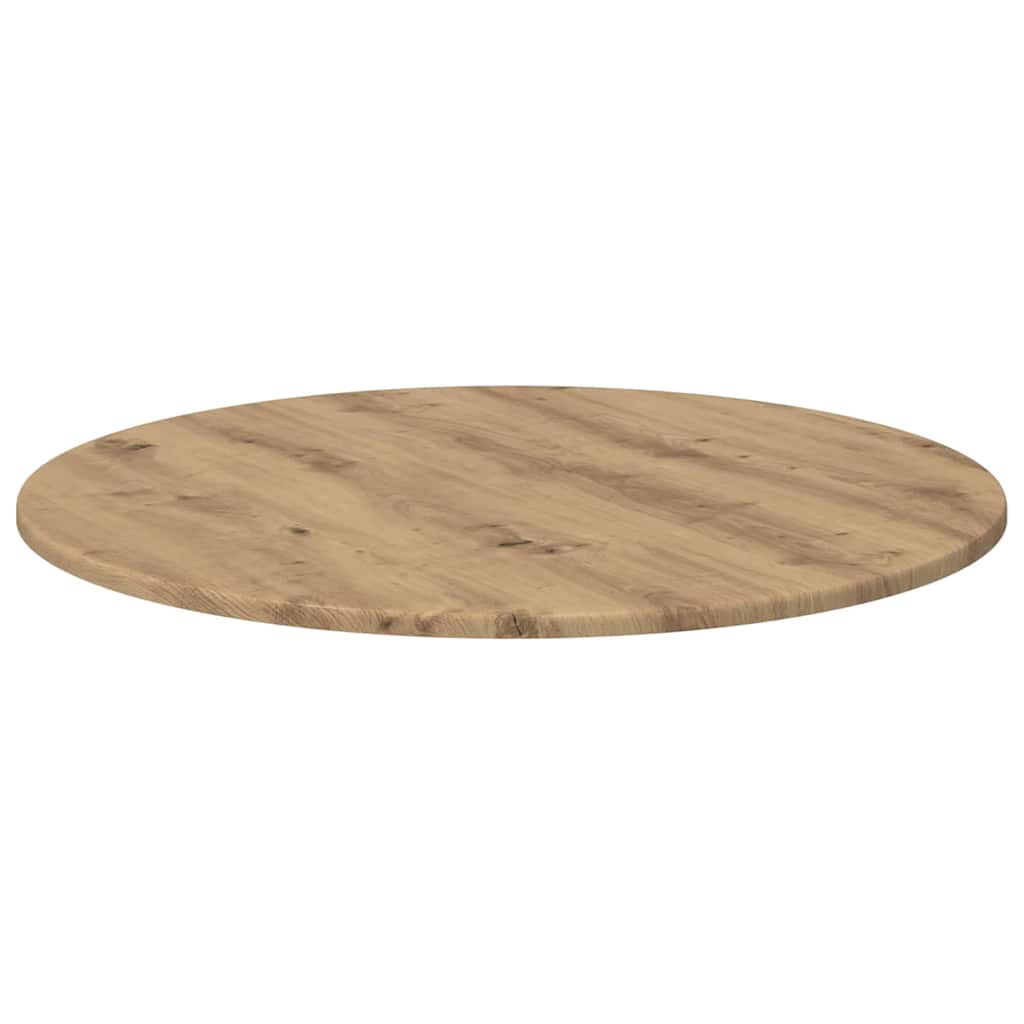 Bordplate artisan eik Ø 70 x 1,5 cm Konstruert tre