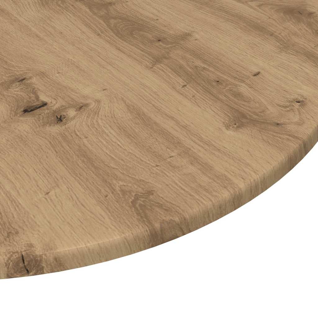 Bordplate artisan eik Ø 80 x 1,5 cm Konstruert tre