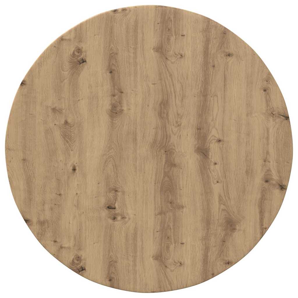 Bordplate artisan eik Ø 80 x 1,5 cm Konstruert tre