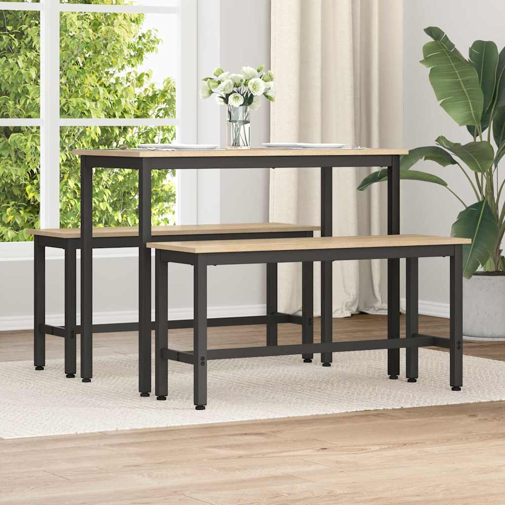 Spisebenk Sonoma eik 100 x 32,5 x 48,5 cm