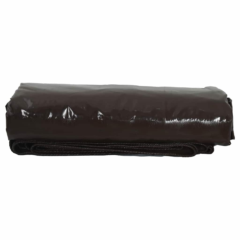 Presenning 650g / m² Brun 1,5 x 6 m Lerret med PVC-belegg