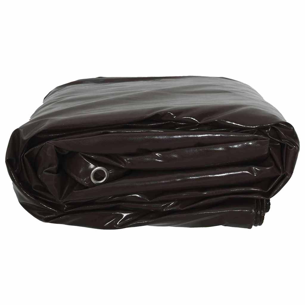 Presenning 650g / m² Brun 1,5 x 10 m Lerret med PVC-belegg