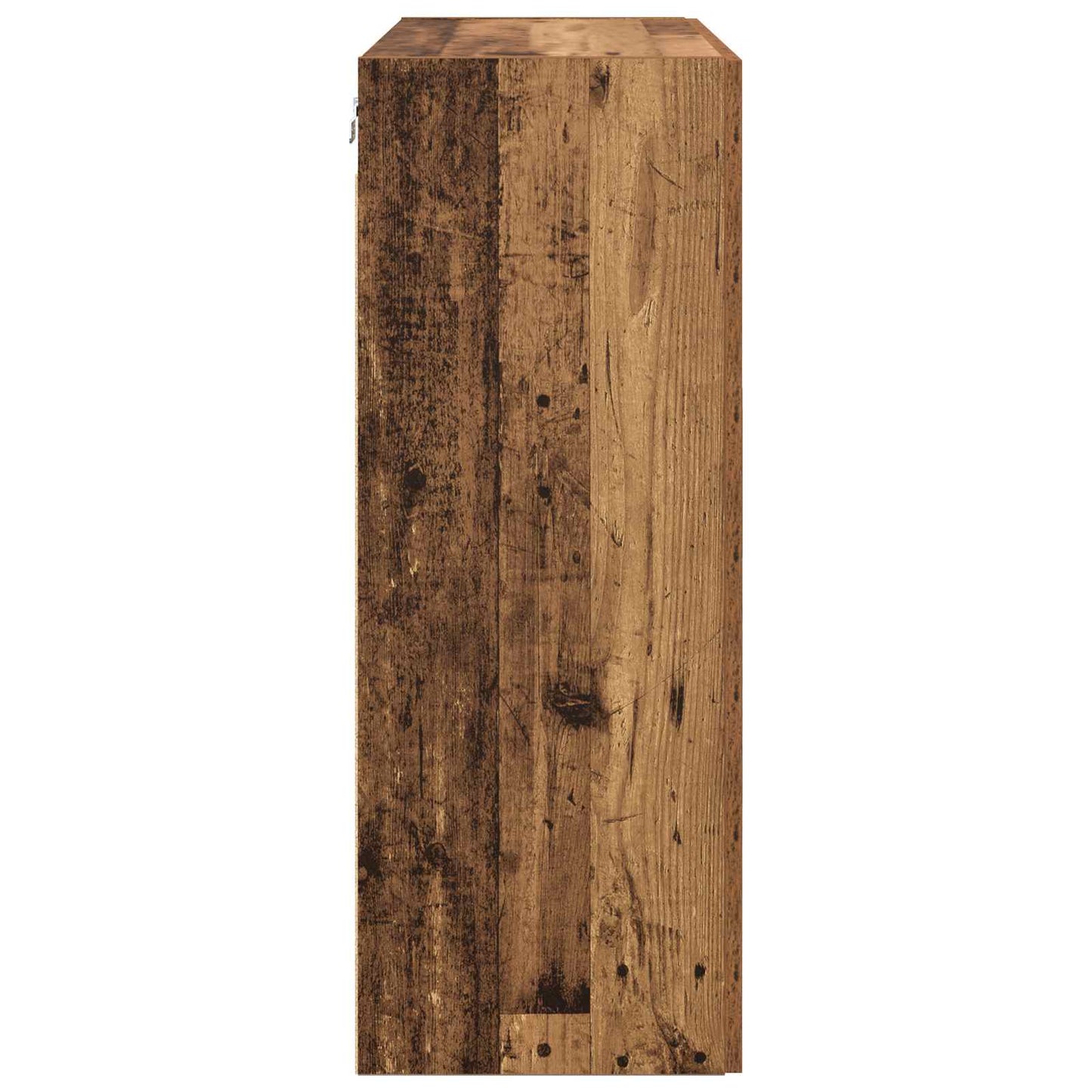 Vegghengt skap Veggmontert 2 pcs Gammelt tre 69,5 x 34 x 90 cm