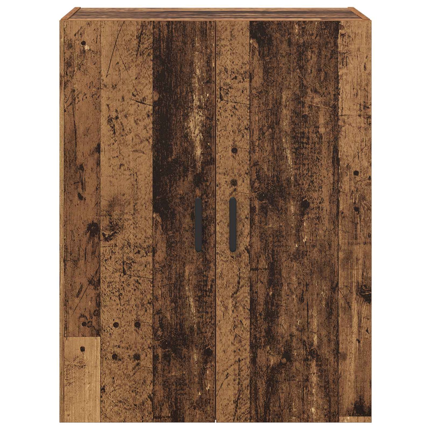 Vegghengt skap Veggmontert 2 pcs Gammelt tre 69,5 x 34 x 90 cm