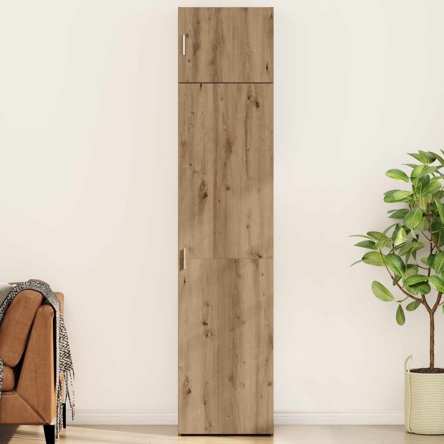 Serviesskap 2 pcs Artisan Eik 50 x 41 x 225 cm