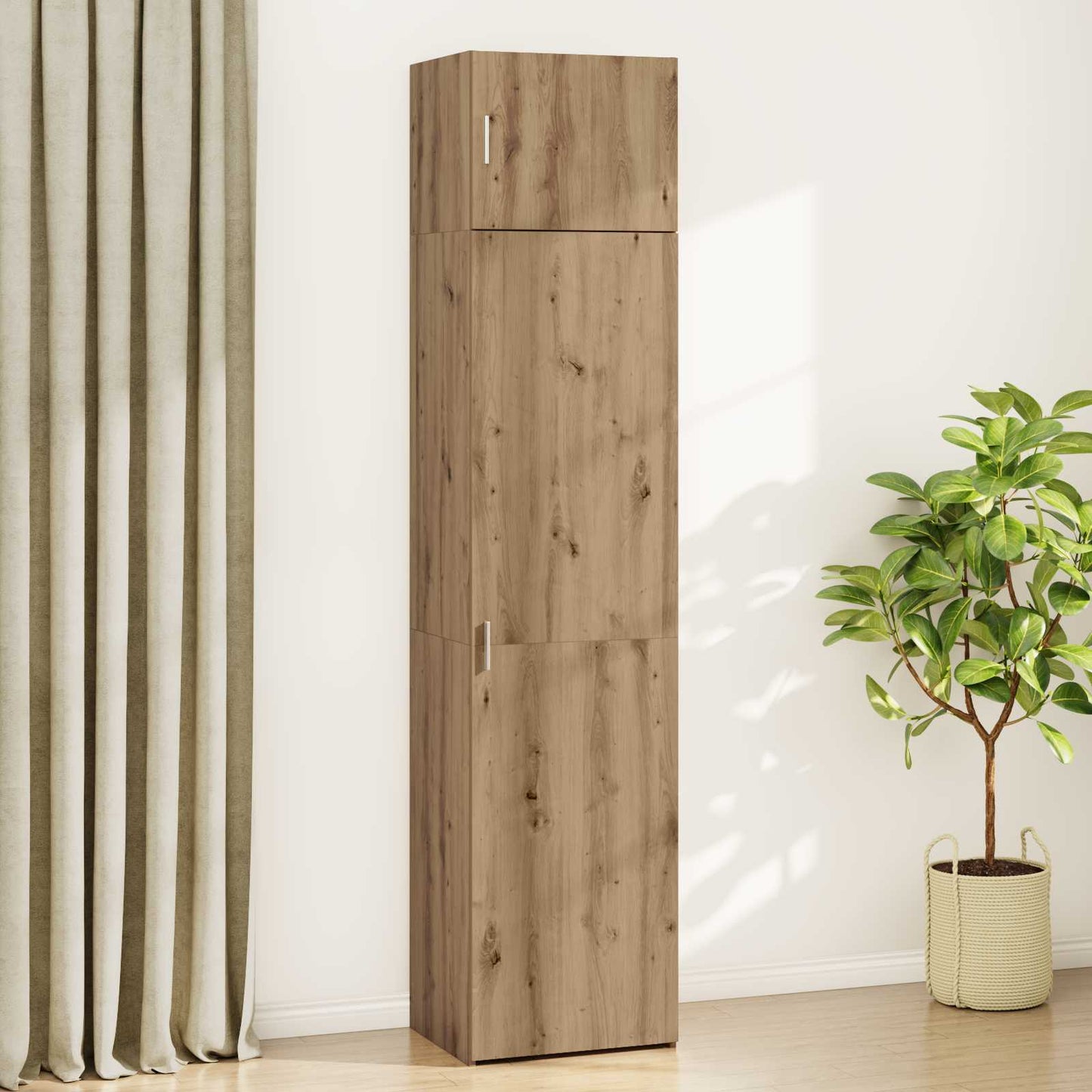 Serviesskap 2 pcs Artisan Eik 50 x 41 x 225 cm
