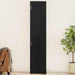 Serviesskap 2 pcs Svart Eik 50 x 41 x 225 cm
