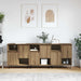 Serviesskap 3 pcs Artisan Eik 60 x 35 x 70 cm