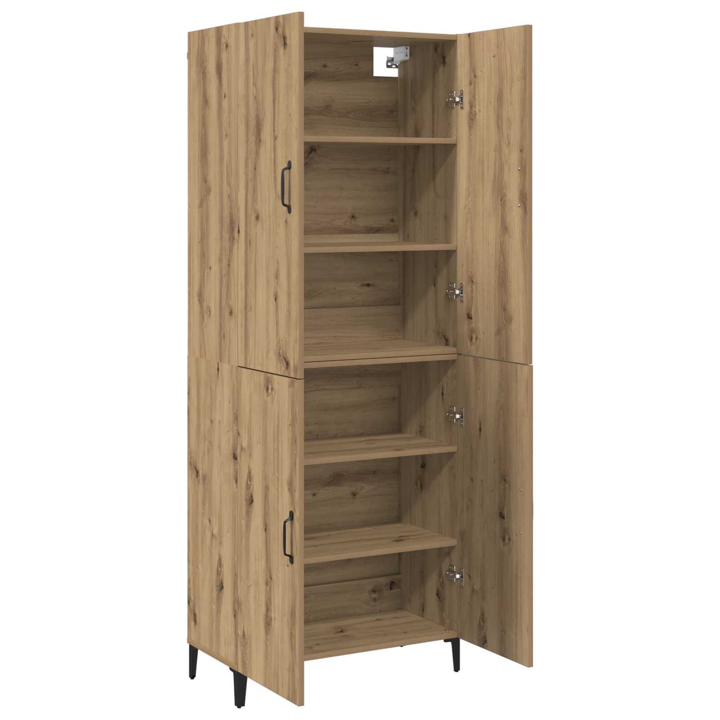 Høyskap 2 pcs Artisan Eik 69,5 x 34 x 180 cm Konstruert tre