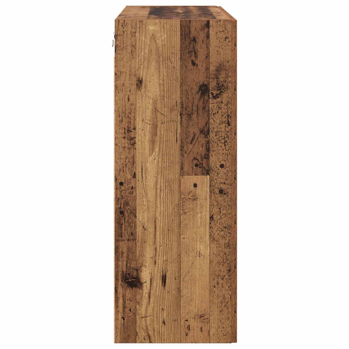 Vegghengt skap Veggmontert 2 pcs Gammelt tre 69,5 x 34 x 90 cm