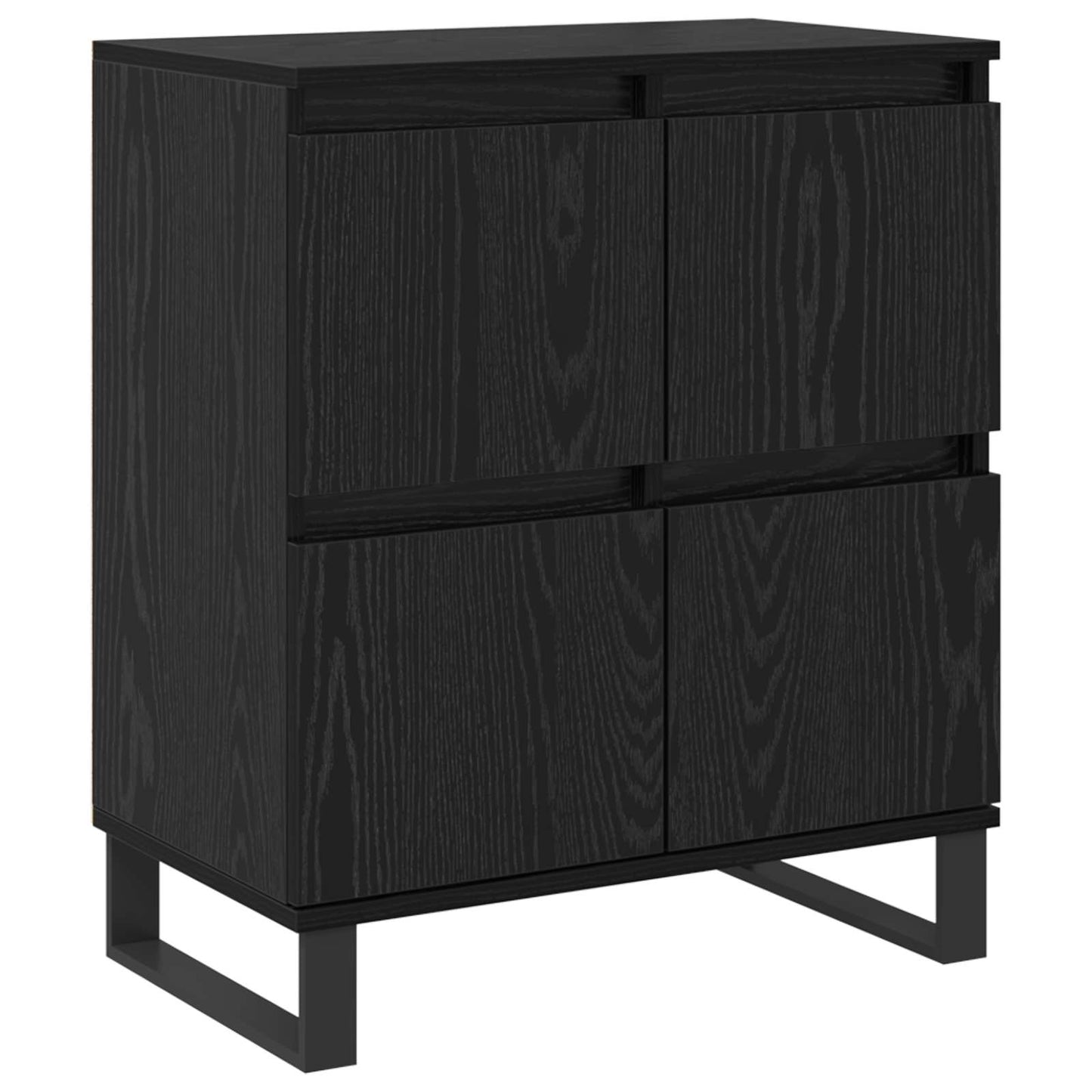 Serviesskap 3 pcs Svart Eik 60 x 35 x 70 cm