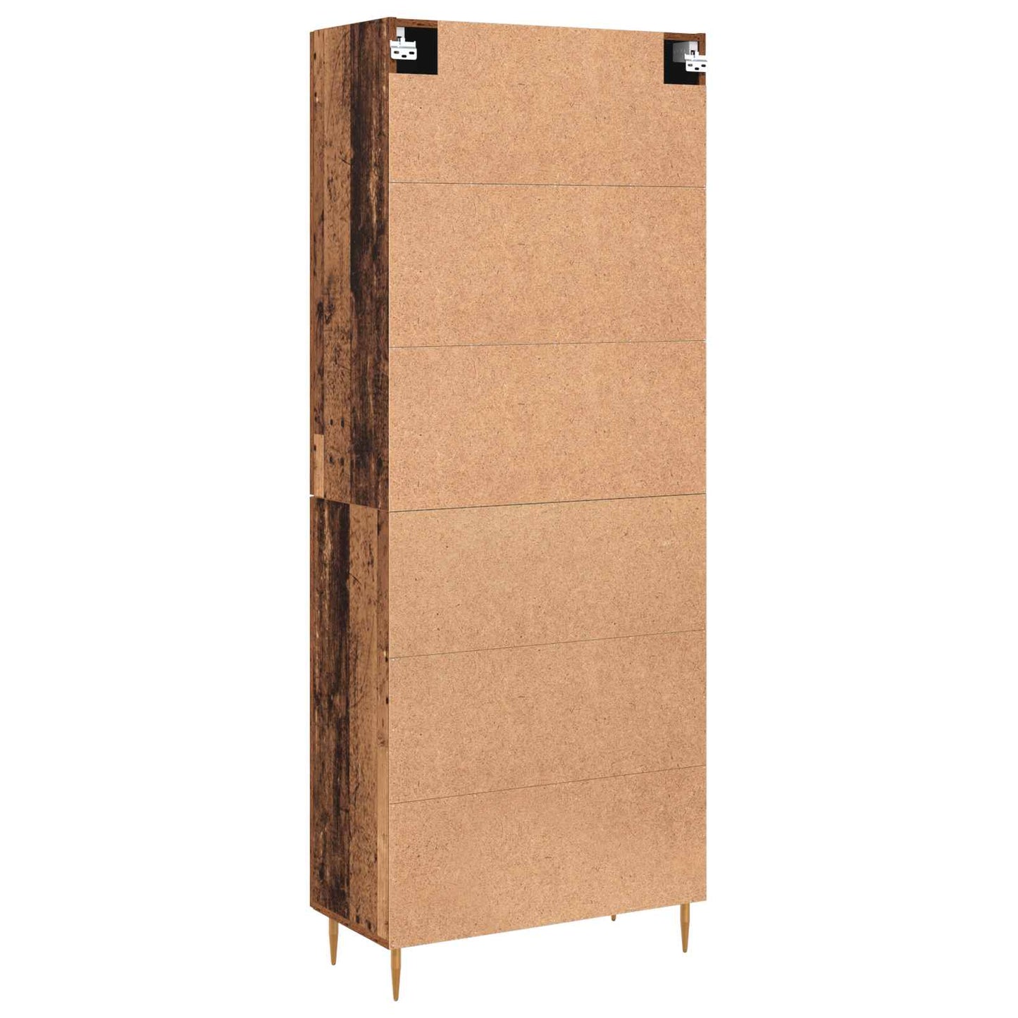 Høyskap Gammelt tre 69,5 x 34 x 180 cm Konstruert tre