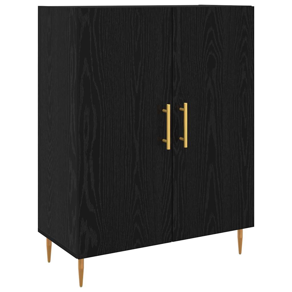 Høyskap Svart eik 69.5 x 34 x 180 cm Konstruert tre