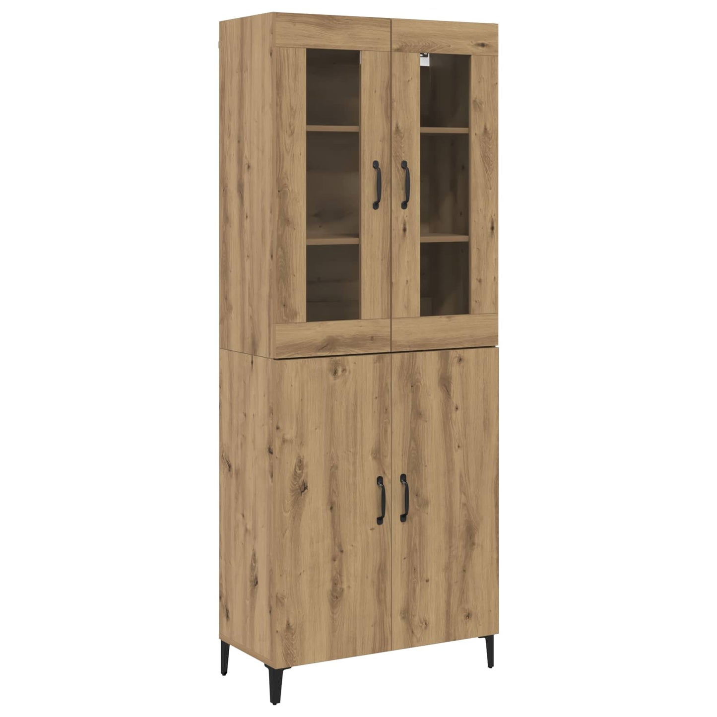 Høyskap 2 pcs Artisan Eik 69,5 x 34 x 180 cm Konstruert tre