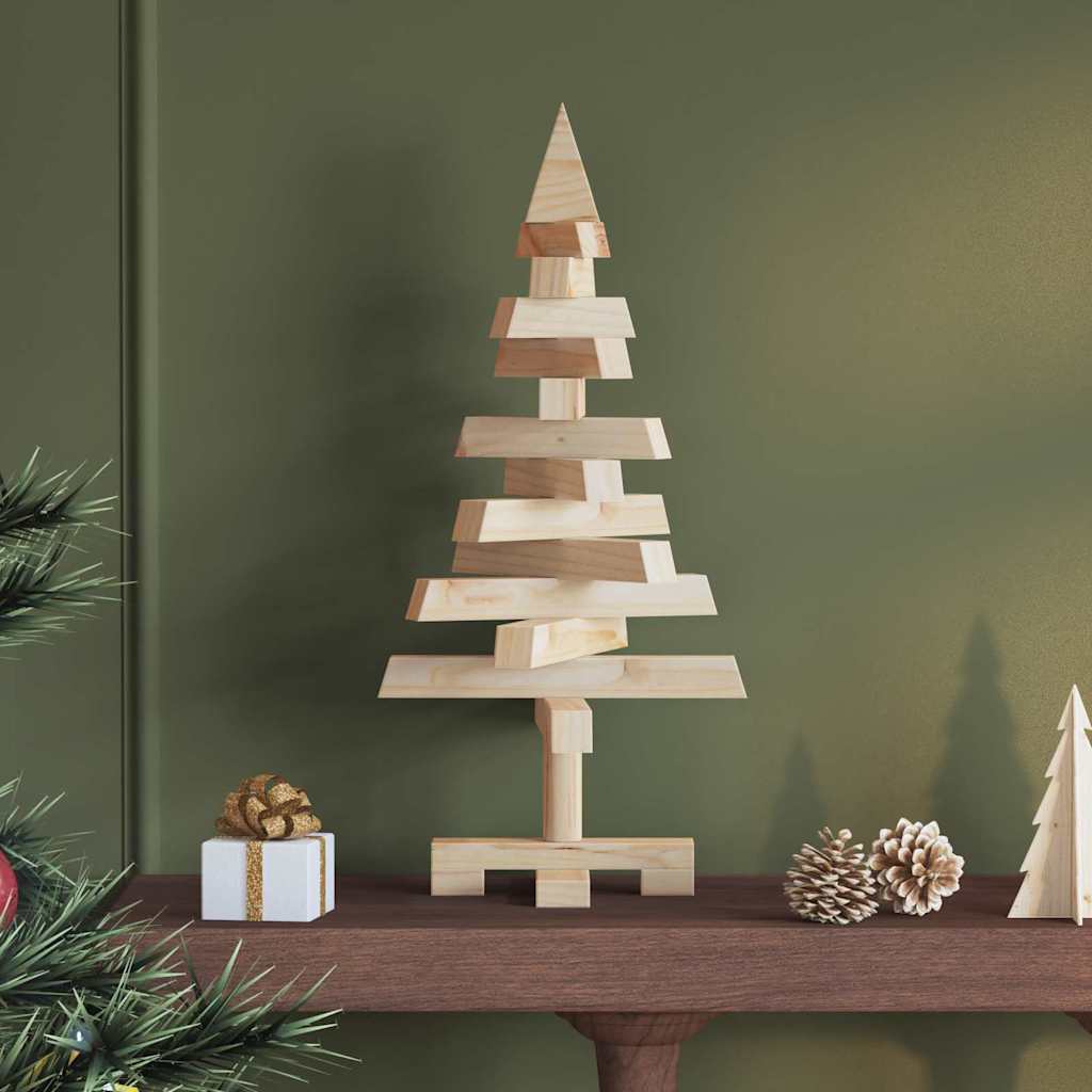 Juletre med stativ Naturlig 60 cm Heltre furu