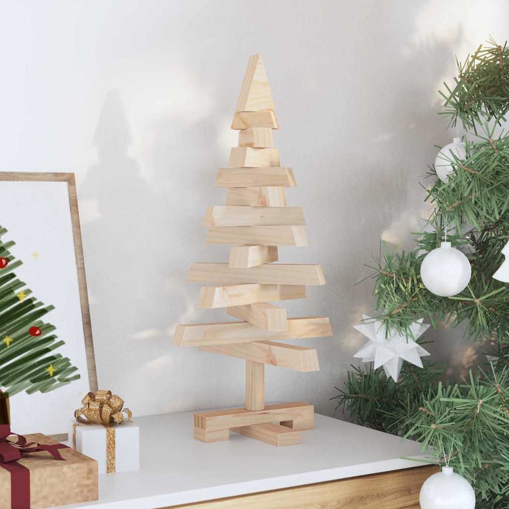 Juletre med stativ Naturlig 60 cm Heltre furu