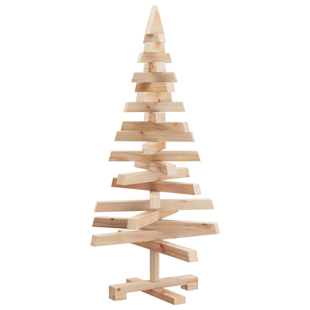 Juletre med stativ Naturlig 90 cm Heltre furu