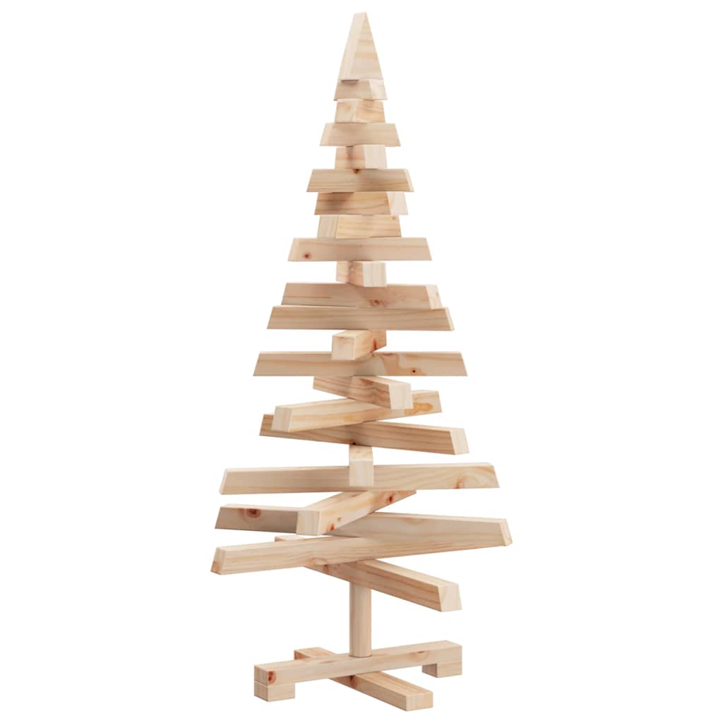 Juletre med stativ Naturlig 90 cm Heltre furu